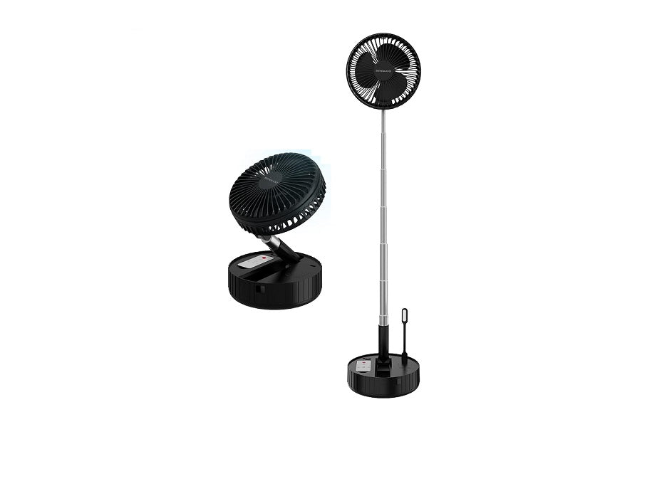 Ventilateur portable silencieux USB avec batterie de 10000mAh noir Vendos85 - Mathon