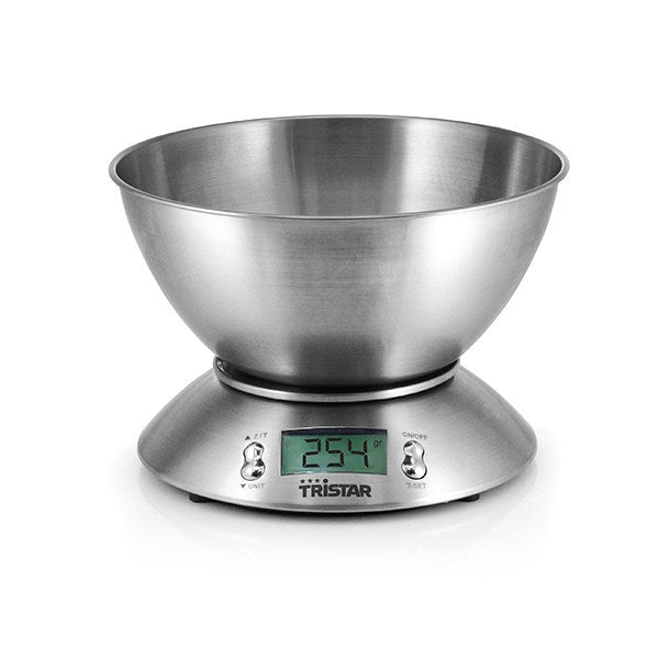 Balance de cuisine inox 5 kg 2,5 L Tristar - Mathon - 1