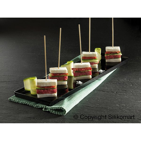 Plaque 20 mini-financiers en silicone Silikomart - Mathon - 3