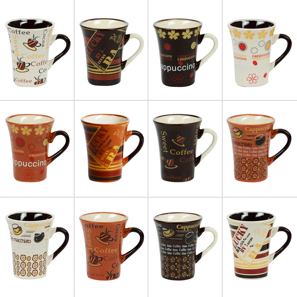 Tasse à café Collector 8 cl décors assortis (lot de 6) Table passion - Mathon - 1