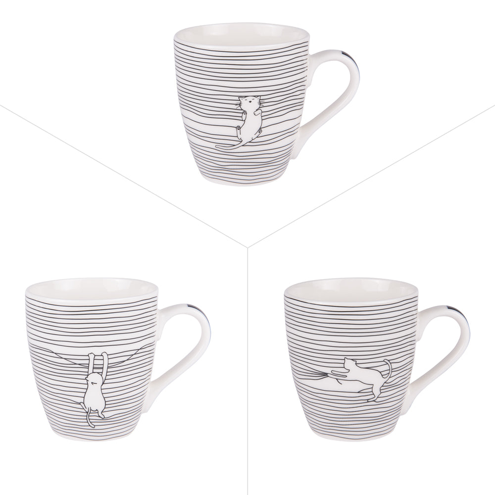 Tasse Filo cats 23 cl (lot de 3) Trend