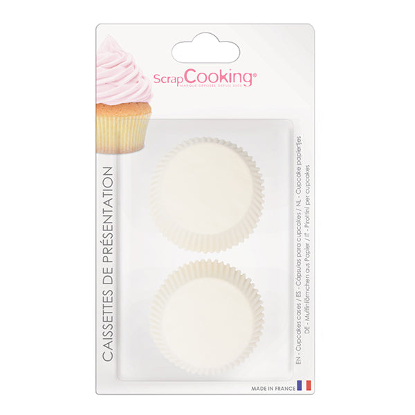Caissettes blanches 36 pièces Scrapcooking - Mathon - 4