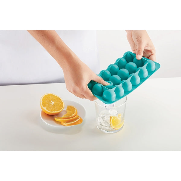 Bac à 18 glaçons ronds avec couvercle Lékué - Mathon - 3