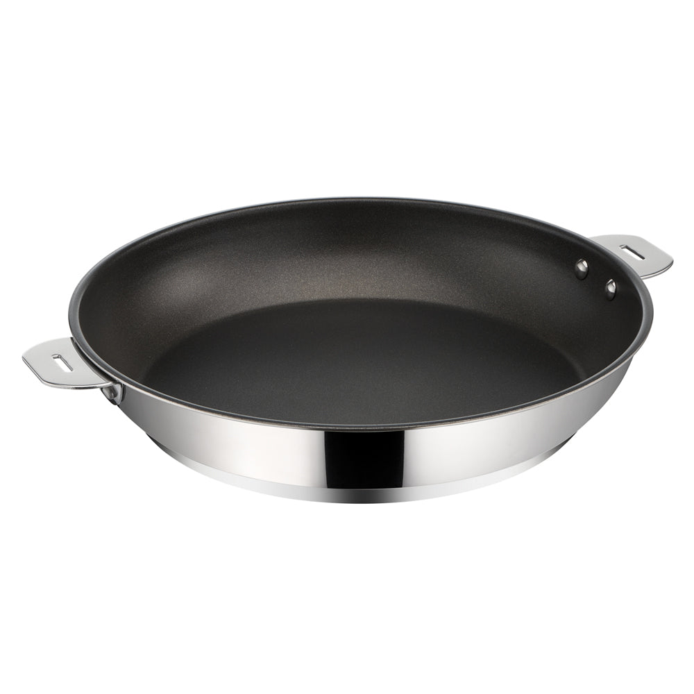 Poêle météorite Salvaspazio+ 30 cm en acier inoxydable Lagostina - Mathon