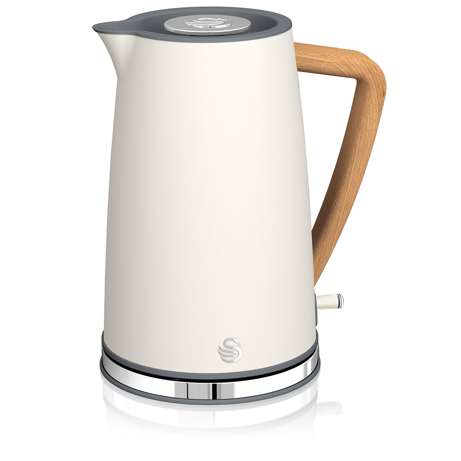 Bouilloire électrique 1,7L Ultra Rapide Sans Fil Design Moderne Nordic 2000 Blanc  SK14610WHTNEU - Mathon - 1