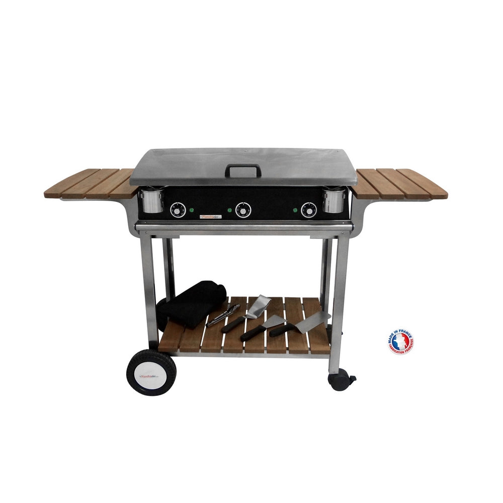 Pack plancha électrique  Lux 830 Carbon - Chariot Elysée 831 Planchaelec - Mathon - 2