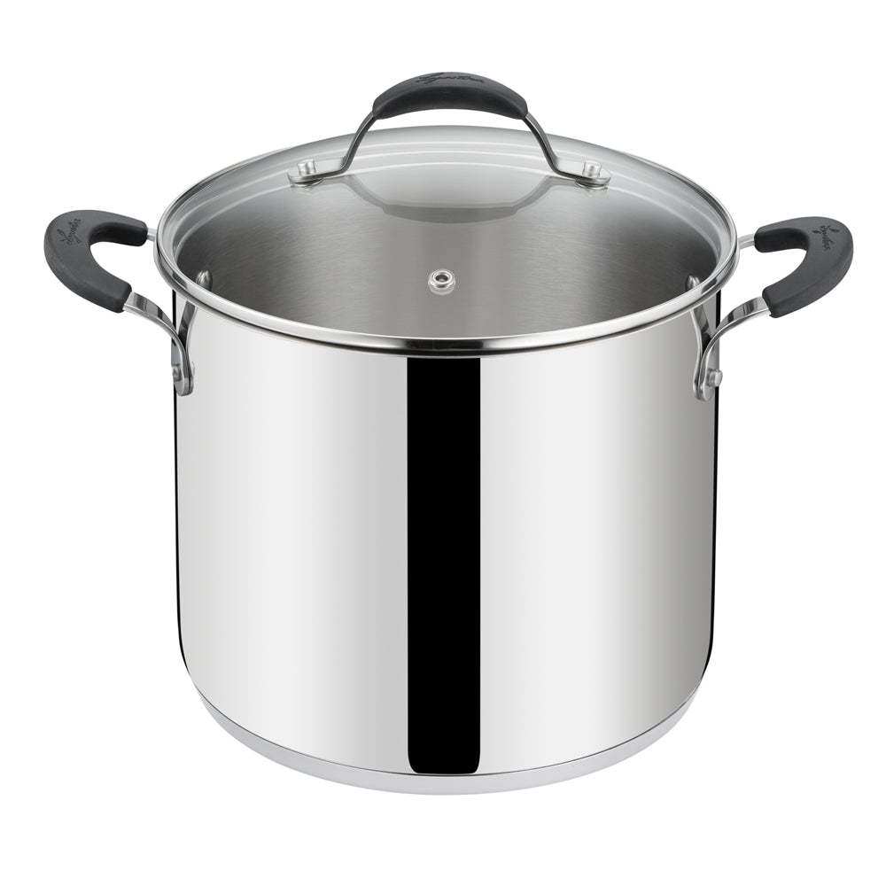 Marmite Tempra avec son couvercle 20 cm en acier inoxydable Lagostina - Mathon