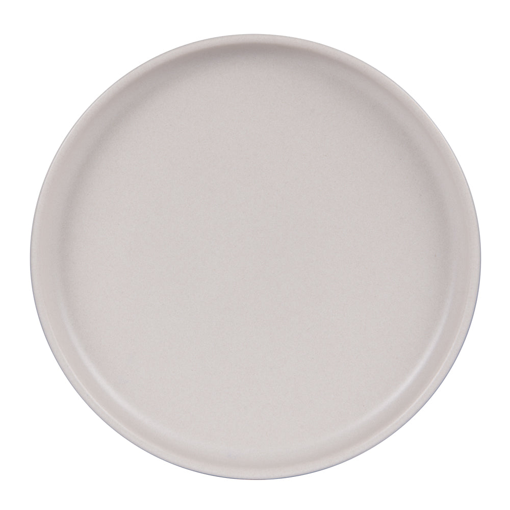 Assiette plate Uno crème 28 cm (lot de 6) Table passion - Mathon - 1