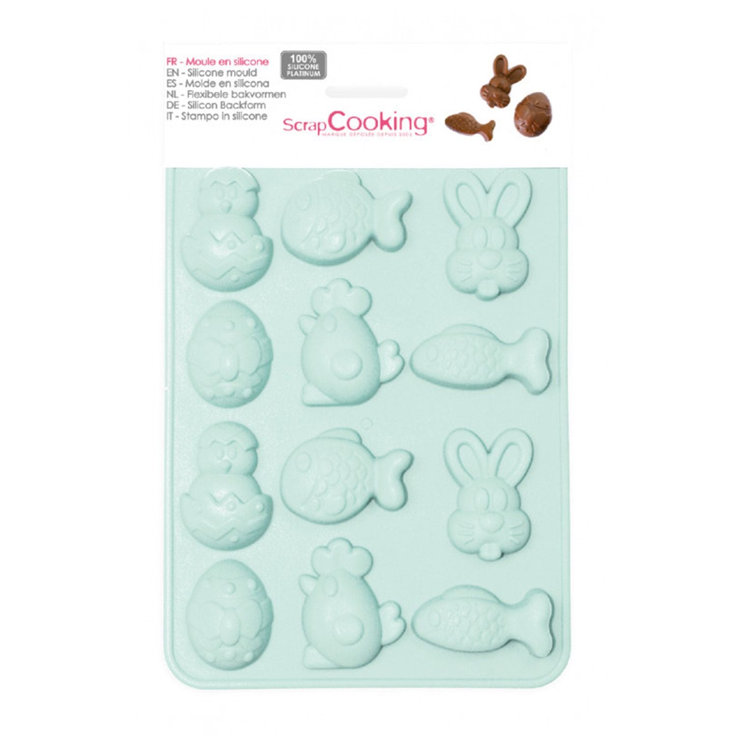 Moule Chocolats de Pâques Scrapcooking - Mathon