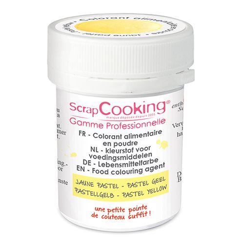 Colorant alimentaire en poudre 5 g - jaune pastel Scrapcooking - Mathon