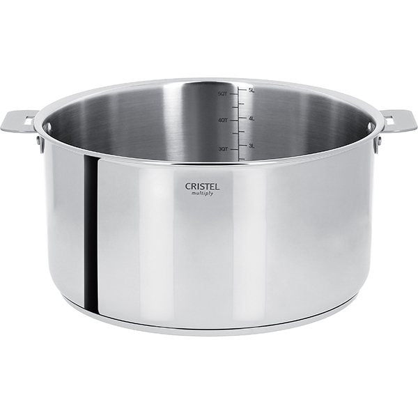 Casserole inox Casteline sans manche 18 cm Cristel - Mathon - 1