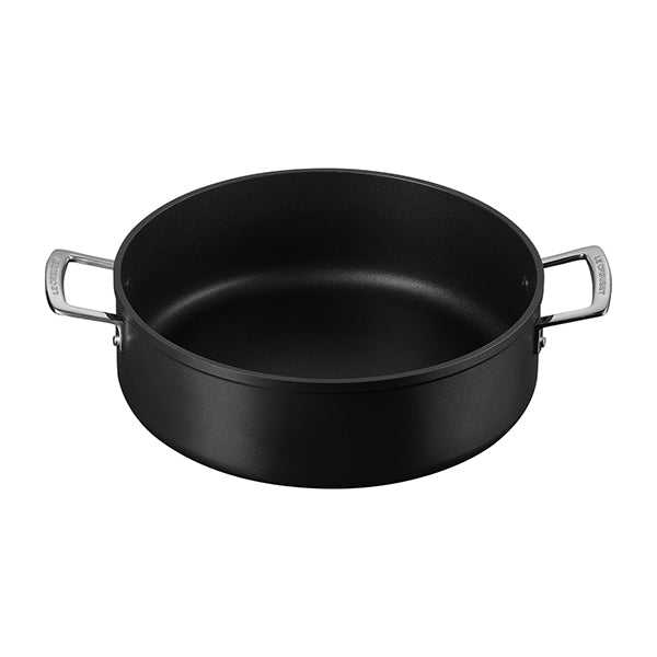 Sauteuse rondeau anti-adhérente Les Forgées 30 cm et couvercle en verre Le Creuset - Mathon - 2
