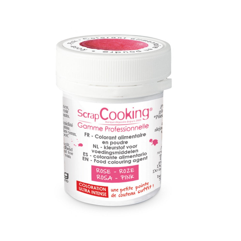 Colorant alimentaire en poudre rose Scrapcooking - Mathon