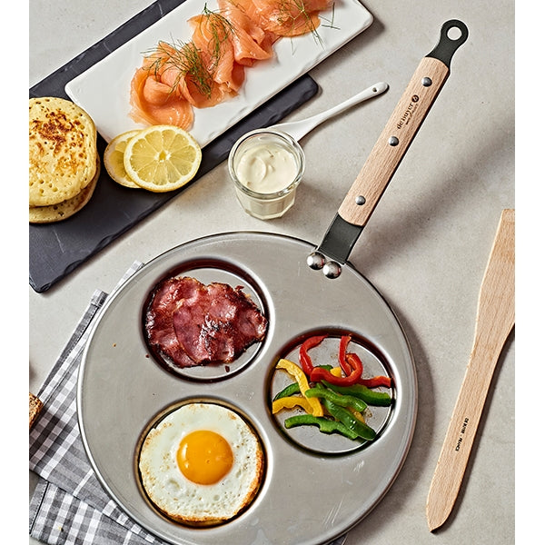 Poêle 3 blinis acier Minéral B Bois 27 cm De Buyer - Mathon - 2