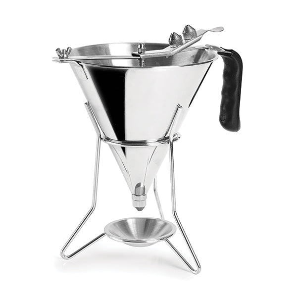 Entonnoir piston 2 L en inox Lacor - Mathon - 1