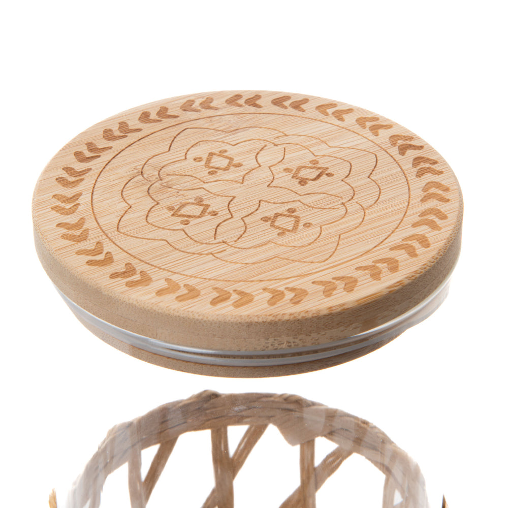 Bonbonnière Rafia 28 cm Salma Amadeus - Mathon - 2