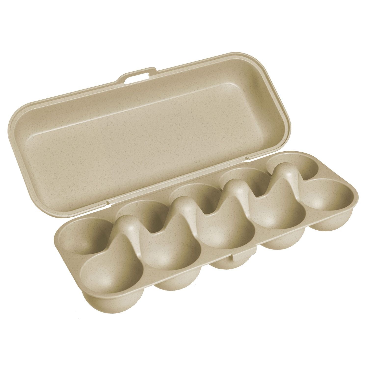 Boîte 10 oeufs bioplastique beige Ecodis - Mathon