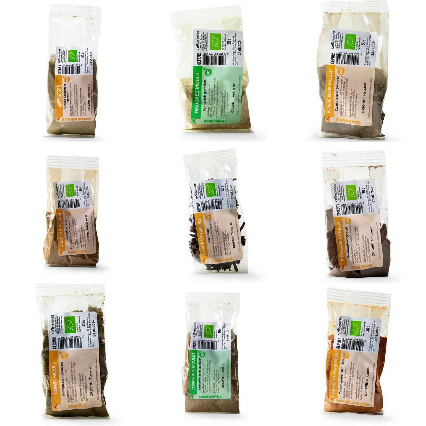 Mélange épices bio pour Massalé - cuisine réunionnaise Aromandise - Mathon