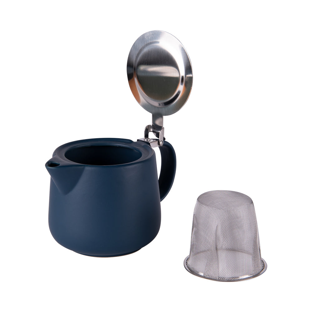 Théière avec filtre Uno 0.9L bleu Table passion - Mathon - 2