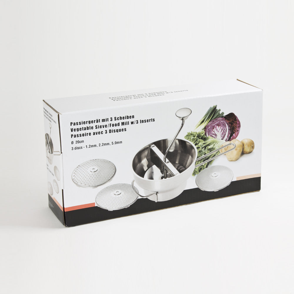 Moulin à légumes avec 3 disques en inox Weis - Mathon - 3