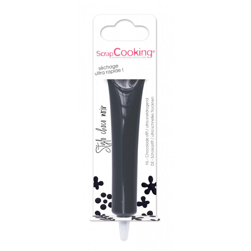 Stylo goût chocolat noir 25g Scrapcooking - Mathon - 1