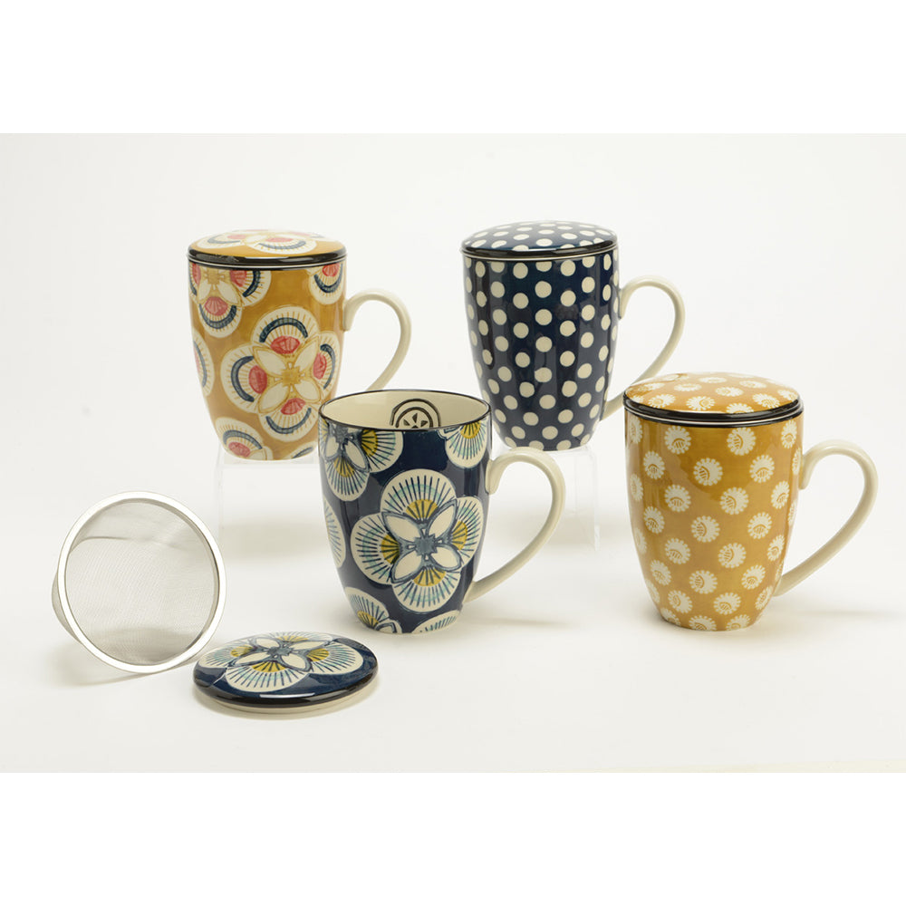 Mug avec filtre Imany 40 cl (lot de 4) Amadeus - Mathon - 2