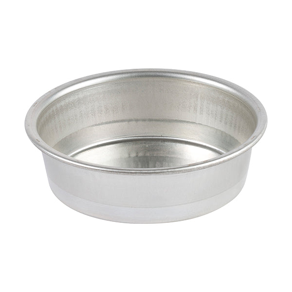 Moule à manqué rond uni en fer blanc bordé 28 cm Gobel - Mathon