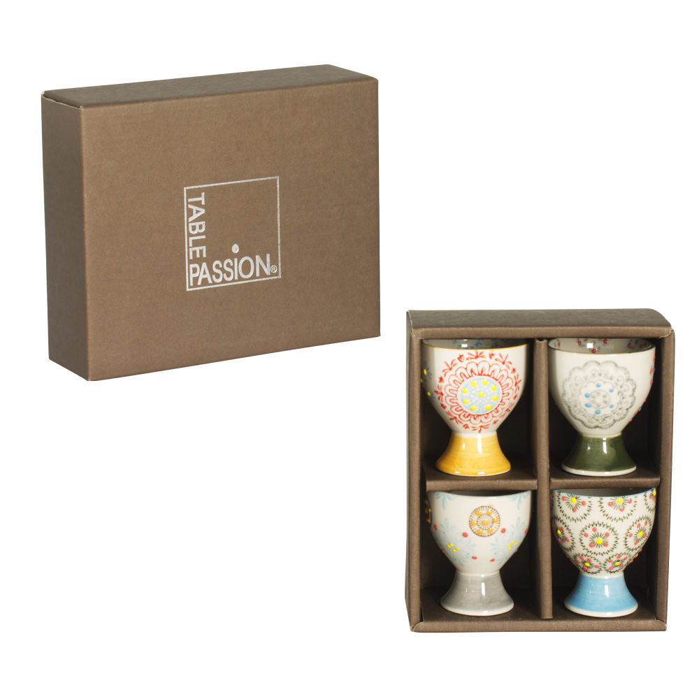 Coffret de 4 coquetiers Bohème Table passion - Mathon - 2